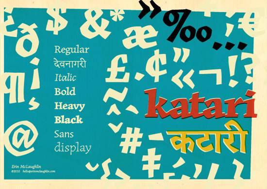 Erin Mclaughlin’s Katari Typeface